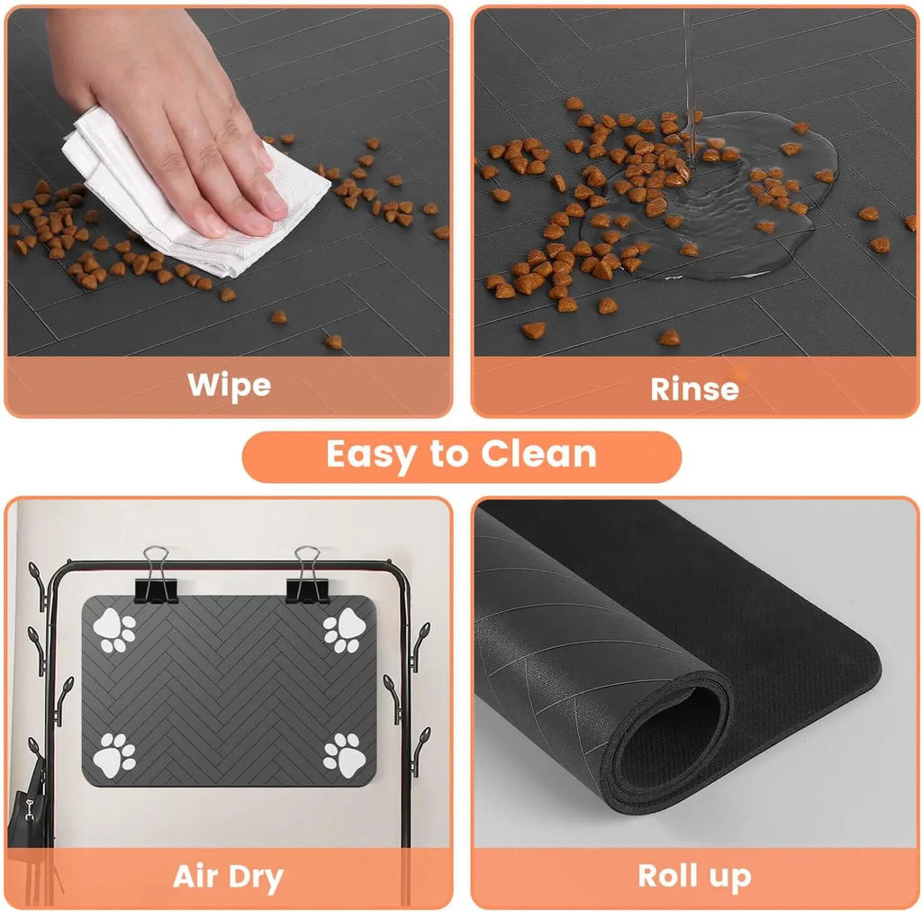 Tapis Anti-Dégâts Gamelle 🍽️