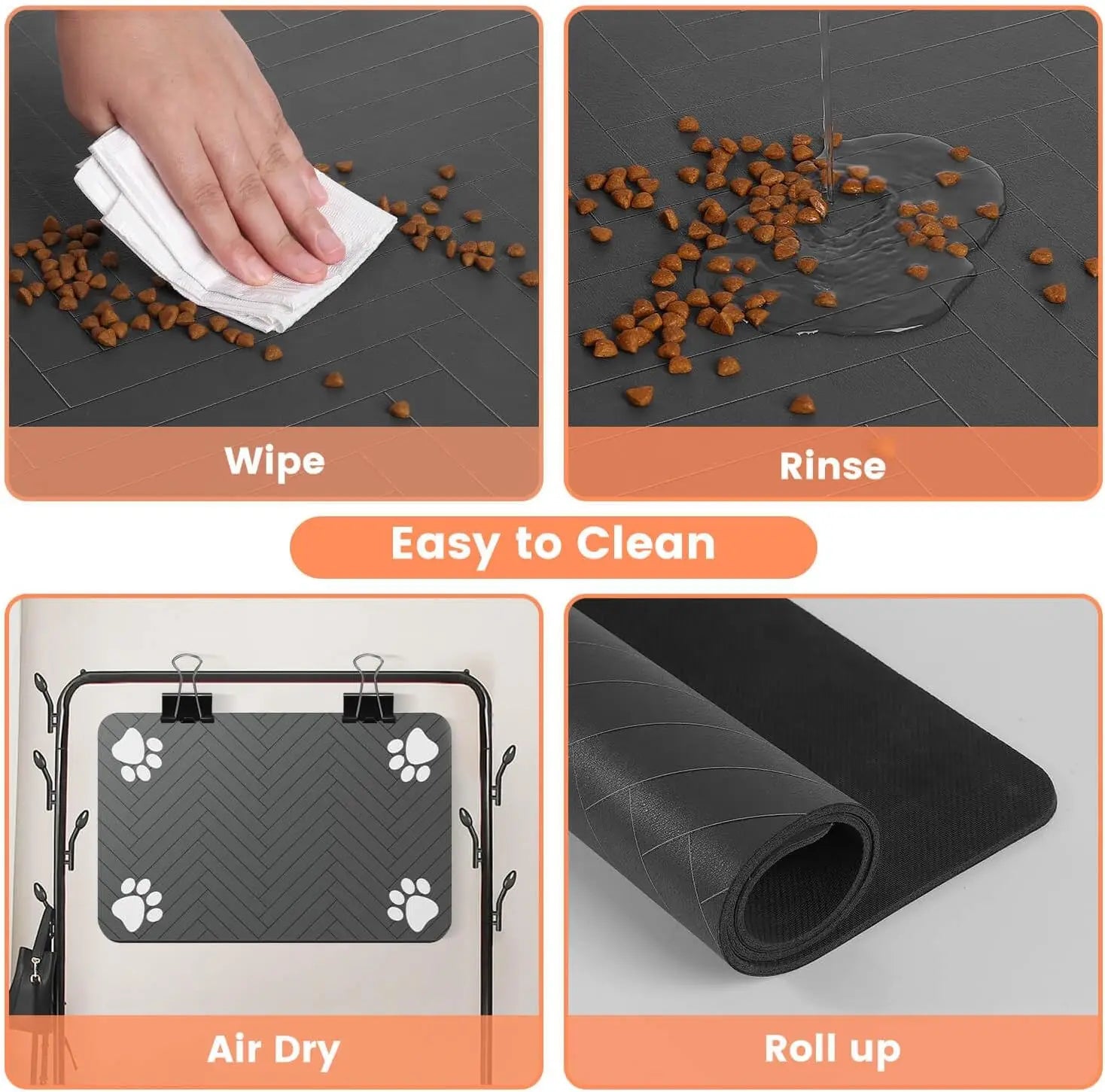 Tapis Anti-Dégâts Gamelle 🍽️
