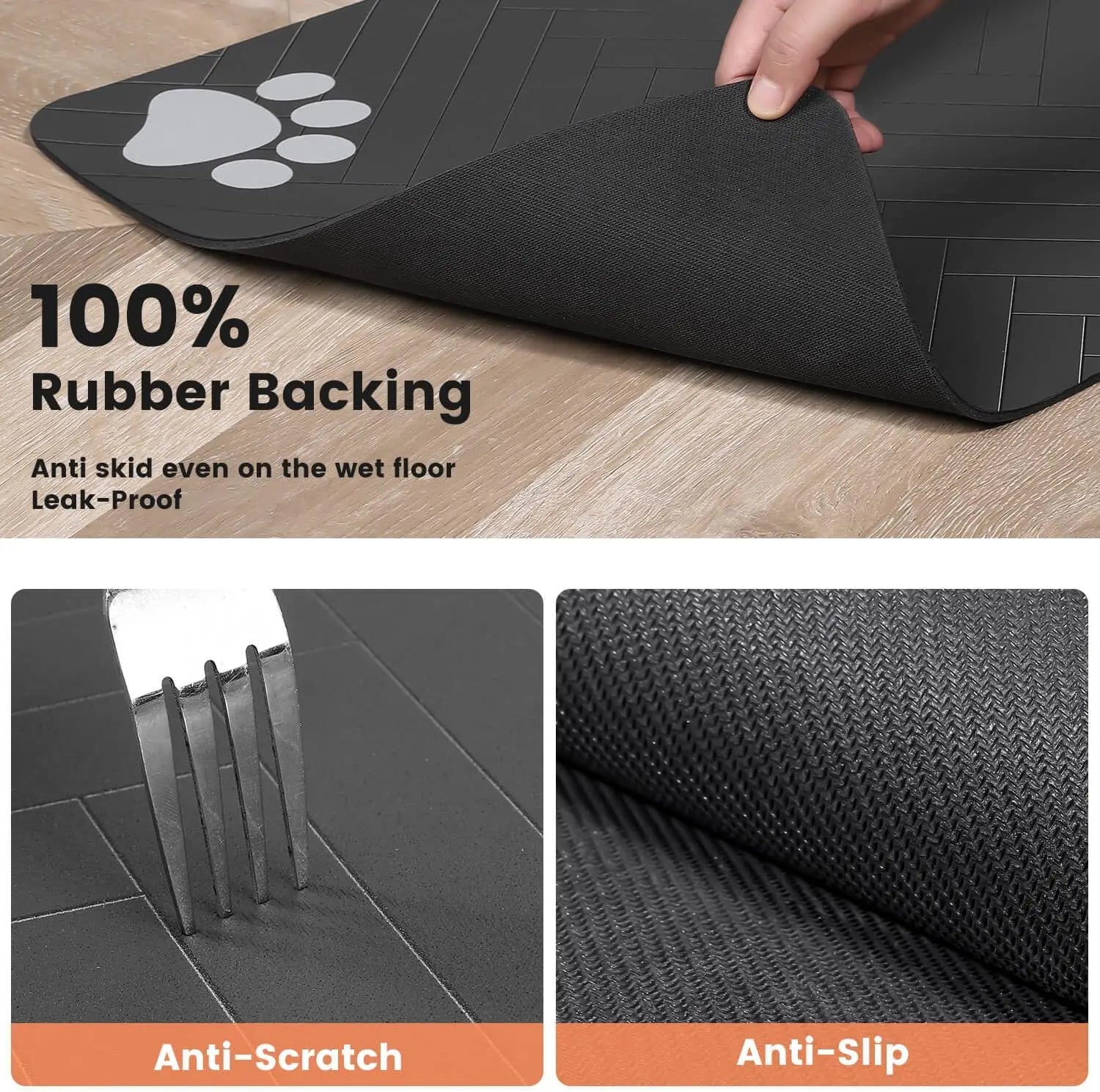 Tapis Anti-Dégâts Gamelle 🍽️