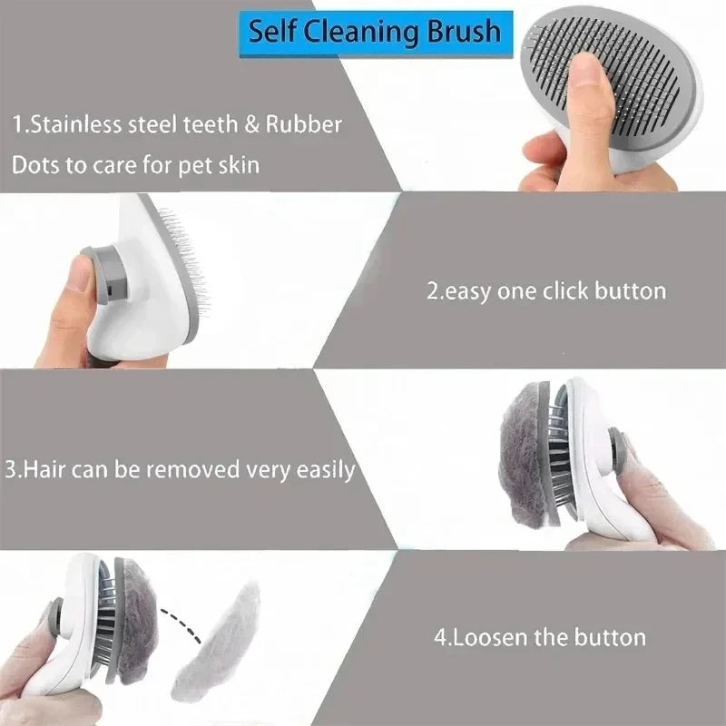 Brosse Auto-Nettoyante 🐕‍🦺