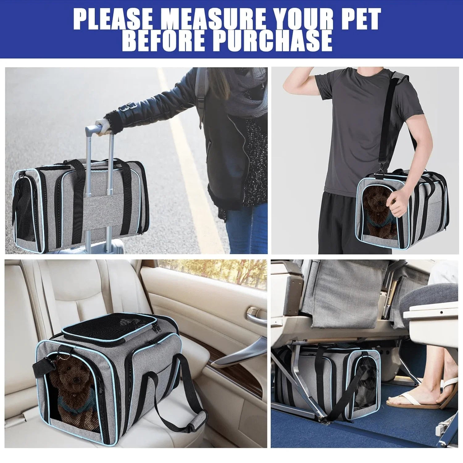 Sac de Transport Agréé Avion ✈️🐾