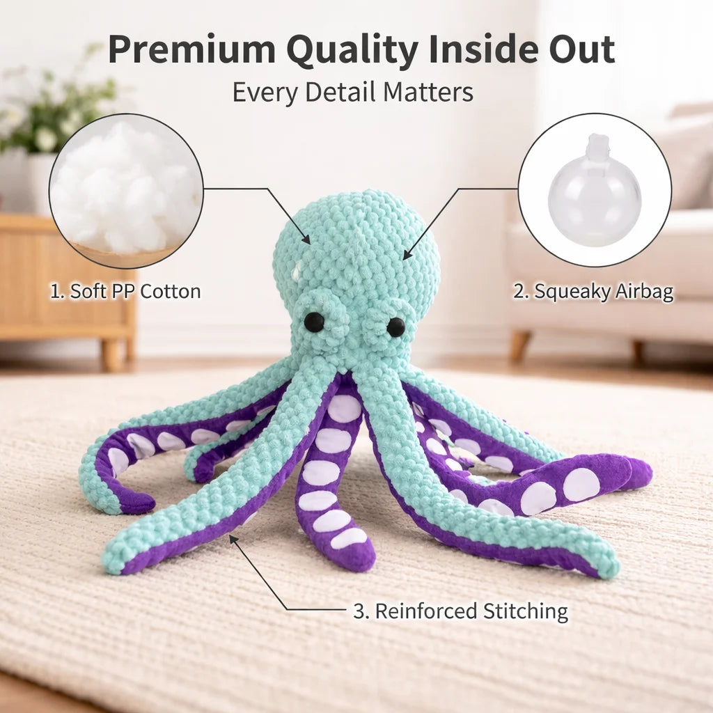 Peluche Poulpe Interactive 🐙