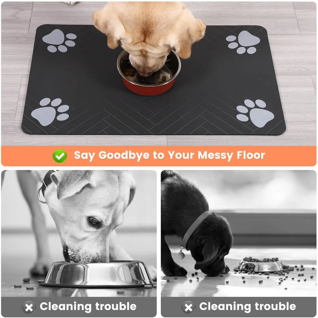 Tapis Anti-Dégâts Gamelle 🍽️